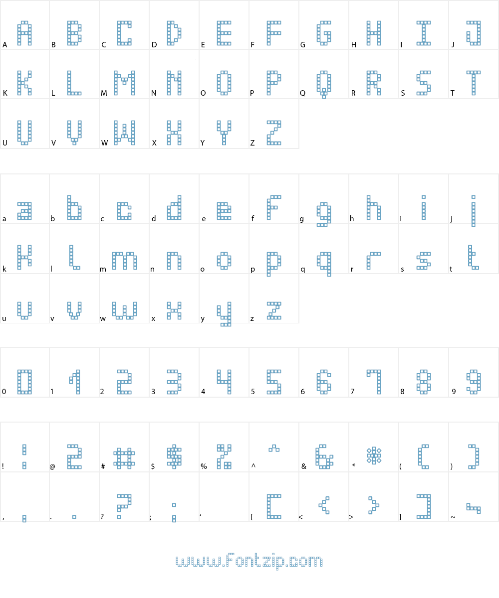 UltraLED St Font Character